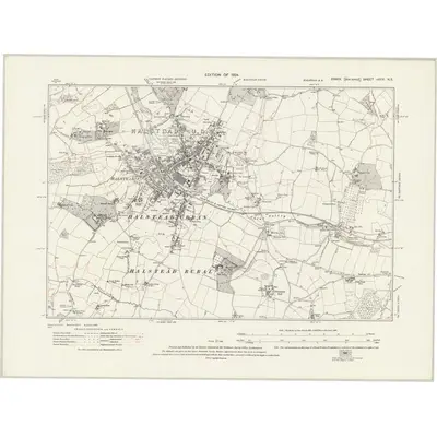 1920 Map of Essex nXXVI.NE, 1924 Print