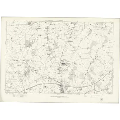 1920 Map of Essex nXXVIII, 1924 Print