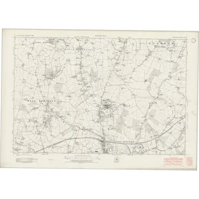 1938 Map of Essex nXXVIII, 1946 Print