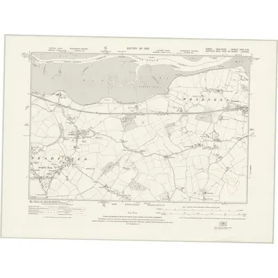 1921 Map of Essex nXXX.NW, 1925 Print