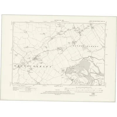 1921 Map of Essex nXXX.SE, 1925 Print