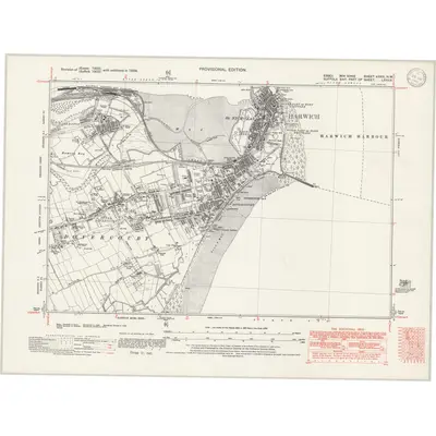 1938 Map of Essex nXXXI.NW, 1946 Print