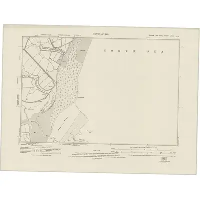1922 Map of Essex nXXXI.SW, 1925 Print