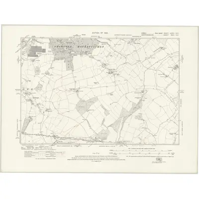 1915 Map of Essex nXXXII.NE, 1923 Print