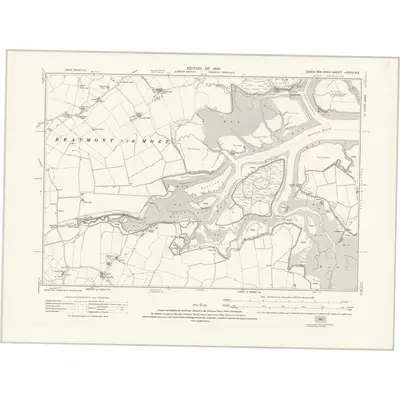 1921 Map of Essex nXXXIX.NE, 1925 Print