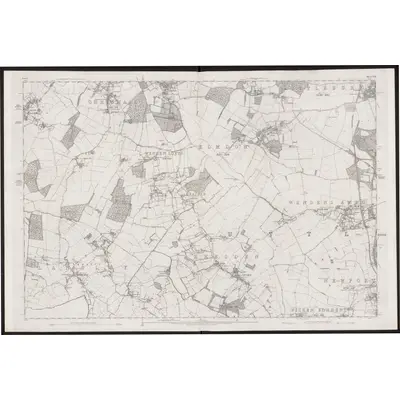 1876 Map of Essex VIII, 1881 Print