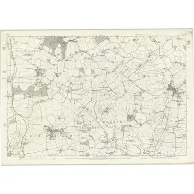 1876 Map of Essex XIV, 1881 Print