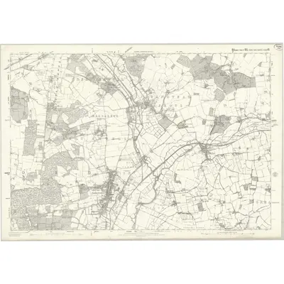 1873 Map of Essex XL, 1880 Print