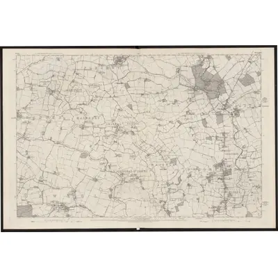 1874 Map of Essex XLIII, 1881 Print