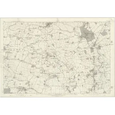 1874 Map of Essex XLIII, 1881 Print