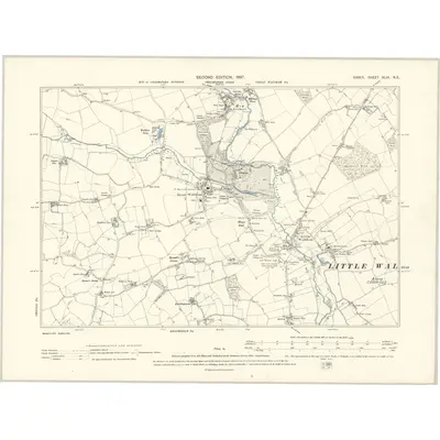 1895 Map of Essex XLIII.NE, 1897 Print