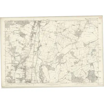 1870 Map of Essex XLIX, 1881 Print