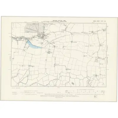 1895 Map of Essex XLVIII.NW, 1898 Print