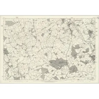 1876 Map of Essex XVI, 1881 Print