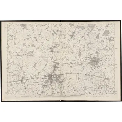 1875 Map of Essex XXV, 1881 Print