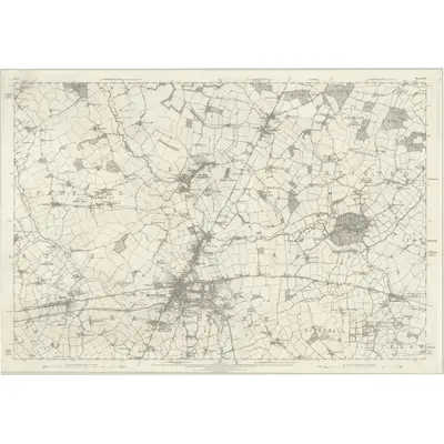 1875 Map of Essex XXV, 1881 Print