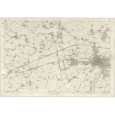 1875 Map of Essex XXVII, 1881 Print