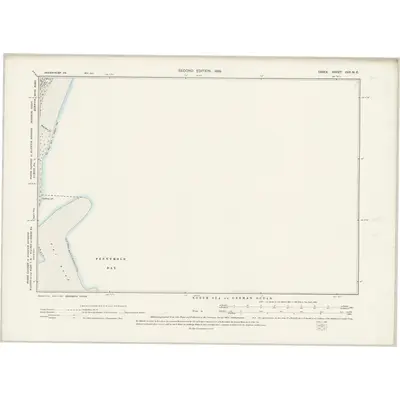 1896 Map of Essex XXX.NE, 1899 Print