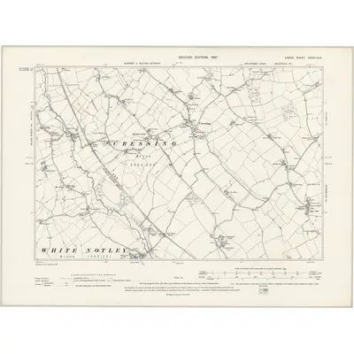 1895 Map of Essex XXXIV.NE, 1897 Print