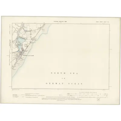 1896 Map of Essex XXXIX.NE, 1898 Print