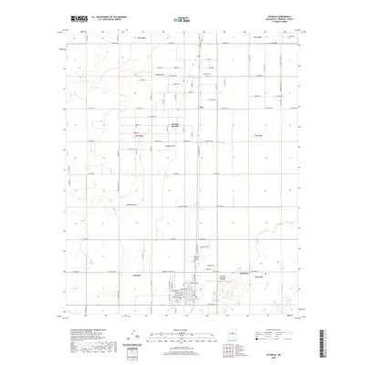 2020 Map of Estancia, 2020 Print