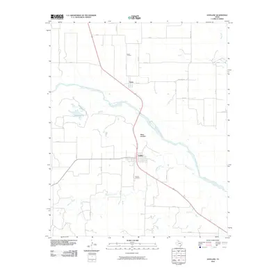 2010 Map of Estelline, 2010 Print