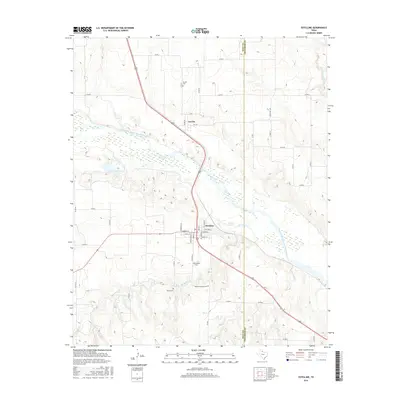2016 Map of Estelline, 2016 Print