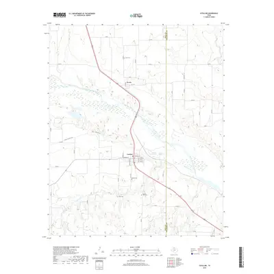 2019 Map of Estelline, 2019 Print