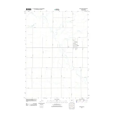 2012 Map of Estelline, 2012 Print