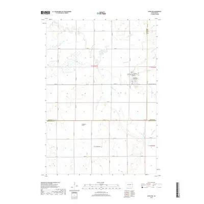 2017 Map of Estelline, 2017 Print