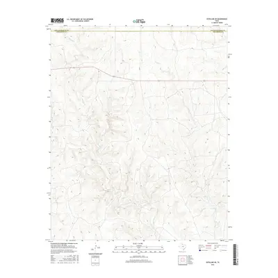 2016 Map of Estelline NE, 2016 Print