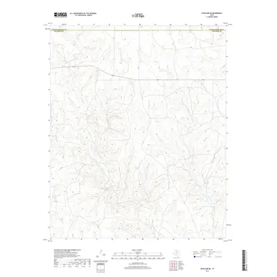 2019 Map of Estelline NE, 2019 Print
