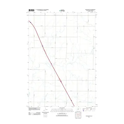2012 Map of Estelline NE, 2012 Print