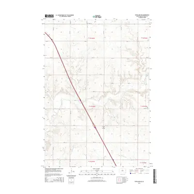 2015 Map of Estelline NE, 2015 Print