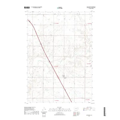 2017 Map of Estelline NE, 2017 Print