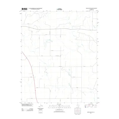 2012 Map of Estelline NW, 2012 Print