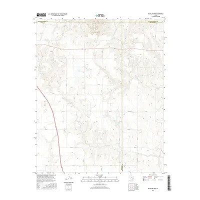 2016 Map of Estelline NW, 2016 Print