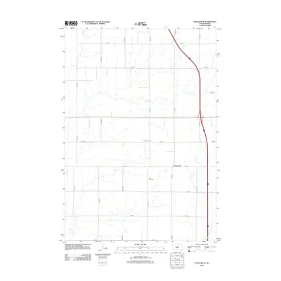2012 Map of Estelline SE, 2012 Print