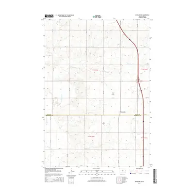 2015 Map of Estelline SE, 2015 Print