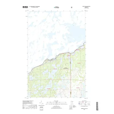 2019 Map of Ester Lake, 2019 Print