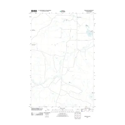 2011 Map of Ester Lake, 2011 Print