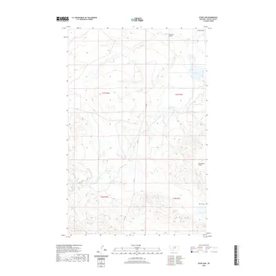 2020 Map of Ester Lake, 2020 Print