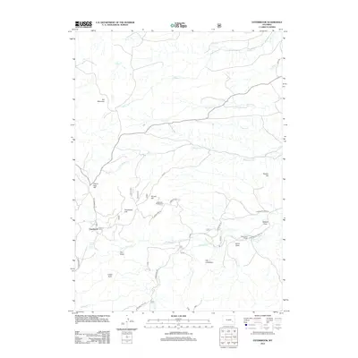 2012 Map of Esterbrook, 2012 Print