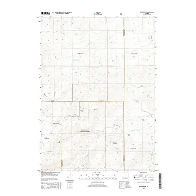 2015 Map of Esterbrook, 2015 Print