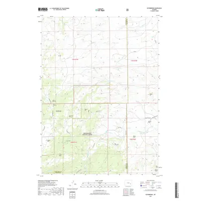 2017 Map of Esterbrook, 2017 Print