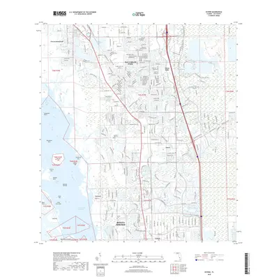2018 Map of Estero, 2018 Print