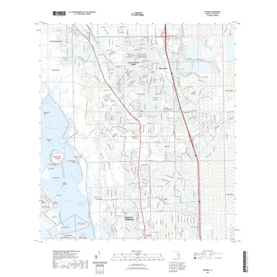 2021 Map of Estero, 2021 Print