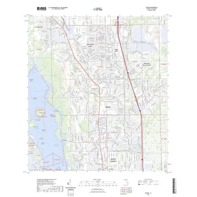 2024 Map of Estero, 2024 Print