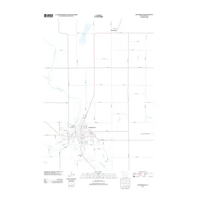 2013 Map of Estherville, 2013 Print