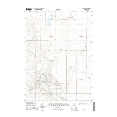 2015 Map of Estherville, 2015 Print